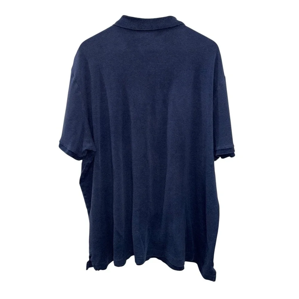 Polo Ralph Lauren Mens XXL Classic Fit Navy Blue Soft Cotton Pony Polo Shirt 2XL